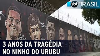 Tragédia no Ninho do Urubu completa 3 anos | SBT Brasil (08/02/22)