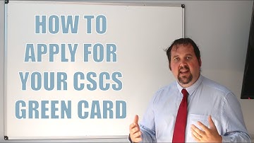 How To Get Your CSCS Green Card - SAMS Safety Snippets