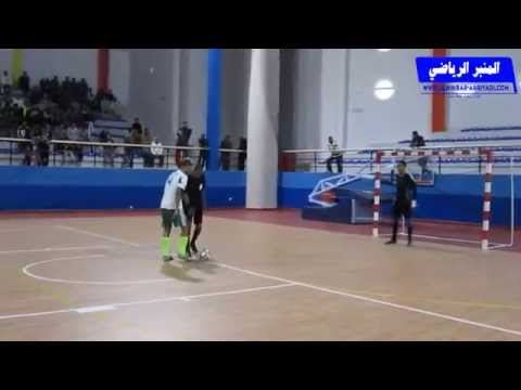 لقطات من مباراة كأس سوس لكرة القدم داخل القاعة امل تيزنيت ضد تيدوكلا 2015 01 25