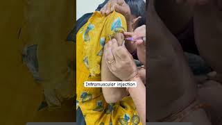 Intramuscular Injection In Deltoid Muscle Upper Arm