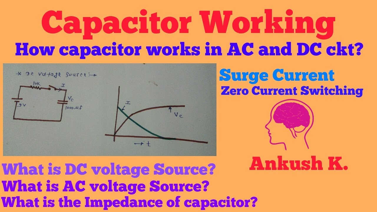 How Capacitor Works in DC and AC circuit Part 1 YouTube