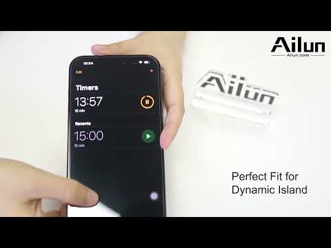 [Ailun] How to install screen and lens protector on iPhone 15/15 Plus (with Installation Frame)