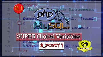 PHP-MySQLi series 11.1 || Post Super Global Variables