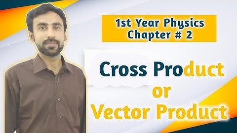 Cross Product / Vector Product in Urdu/Hindi || Instructor Adeel Akhtar ||