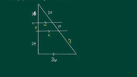 7.5 proportional segments using parallel lines