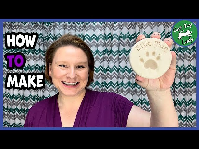 DIY Paw Print, How to Make a Paw Print Stamp - Easy and Cheap