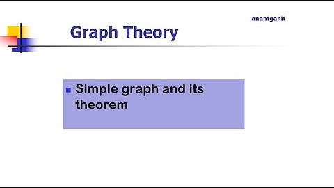 Simple graph and its theorem