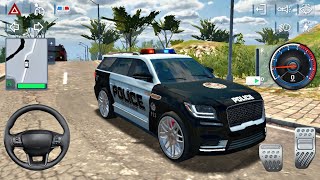Police Lincoln Navigator 4x4 SUV Petroling Mission - Police Simulator Car Patrol - Android Gameplay screenshot 4