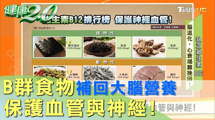 B群食物补回大脑营养 保护血管与神经！ 健康2.0 - 天天要闻