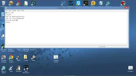 How To Make a Calculator Out of a Batch File!