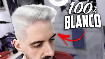 ¿Cómo se mantiene el pelo blanco?