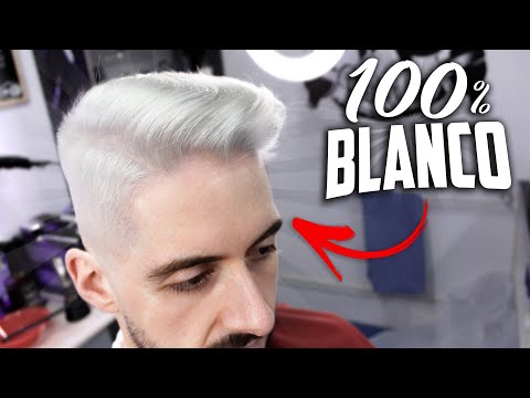 Como PONERTE el PELO BLANCO EN CASA (Bien explicado)