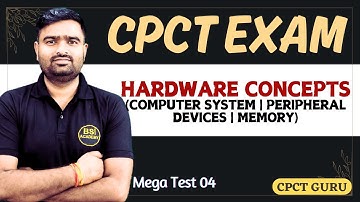 CPCT Computer Special - Hardware Concepts | CPCT Computer Knowledge | CPCT Computer Questions