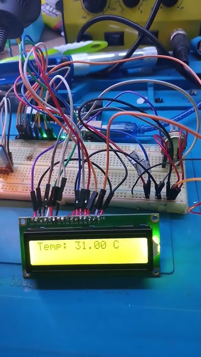 Temperature: LCD Display Temperature Sensor" #arduino - YouTube