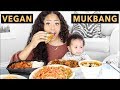 REAL LIFE VEGAN MUKBANG w/ BABY!