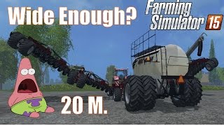 The Widest Sowing Machine! Farming SImulator 2015 Gameplay Bourgault IAD600