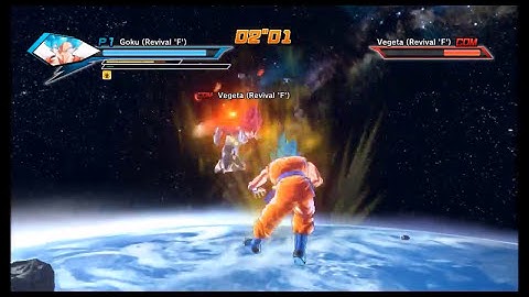 Dragon Ball Xenoverse (PC): SSGSS Goku Vs. SSGSS Vegeta Gameplay [MOD]