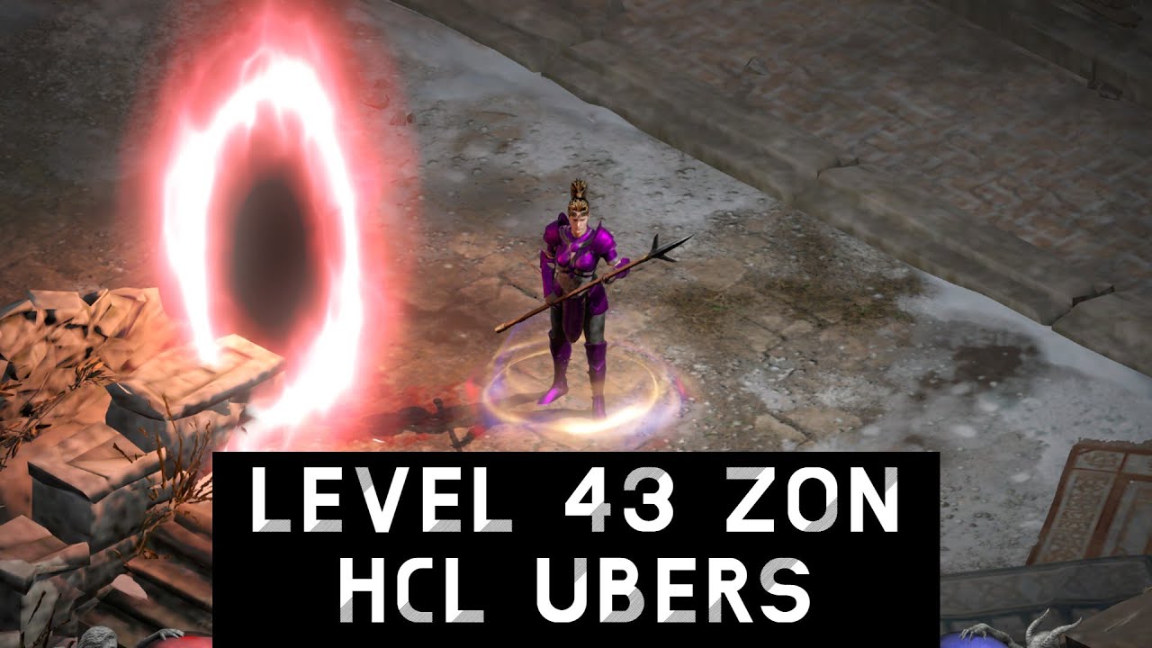 [D2R S9] Level 43 Zon Hardcore Ubers! (With BO) - YouTube