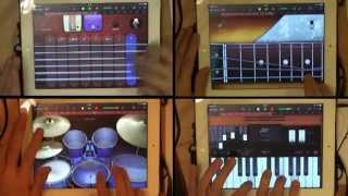 iPad GarageBandで「リンダリンダ」Silent sirenバージョン