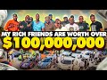 My RICH FRIENDS are worth over a HUNDRED MILLION DOLLARS | World's Largest Lambo Rally