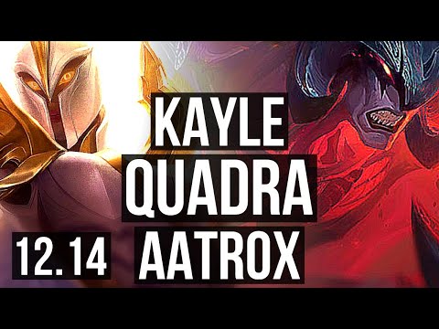 KAYLE vs AATROX (TOP) | Quadra, 2.1M mastery, 700+ games, Legendary, 15/4/7 | KR Master | 12.14