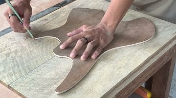 Headless Guitar Build (Prototype) - Quest 2 : The Top | Abilawa Guitars