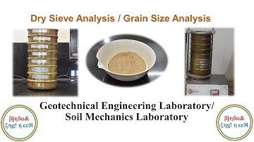 Grain Size Distribution (GSD) by Dry Sieve Analysis | Grain Size Analysis