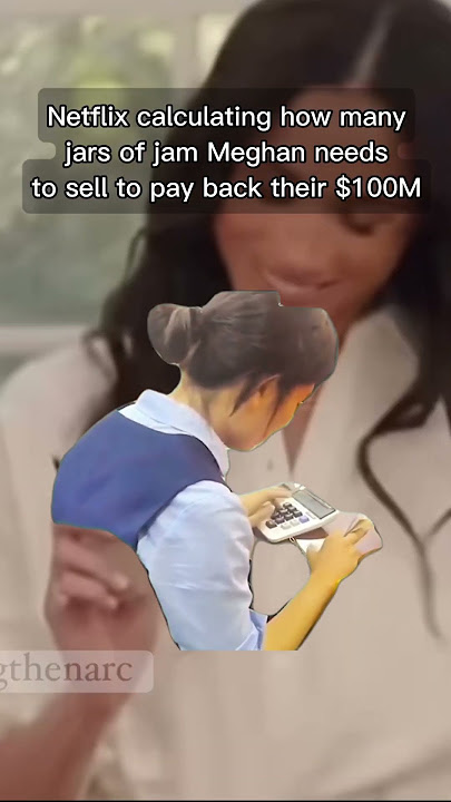 Netflix calculating how many jars of jam Megan needs to sell to pay back their $100M