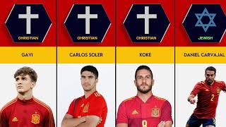 Religion of Spain Football Players 🇪🇸 Muslim Christian Buddhism ☪️✝️🕉️