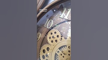 Ariel quartz moving gear decorative wall clock #clock #interior #homedecor #walldecor #vintage
