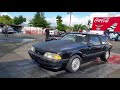 Foxbody mustang el dillo racing 351 Windsor all motor c4  11 seconds pass