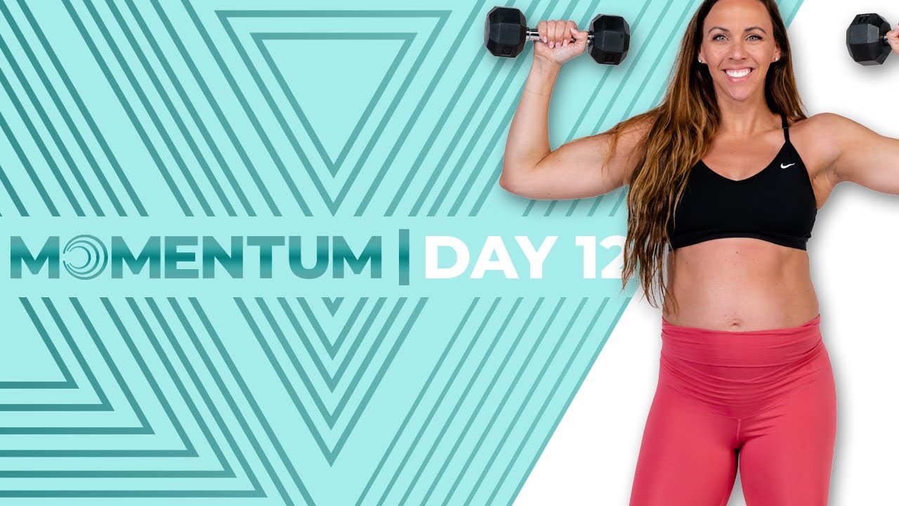 40 Minute Shoulders \U0026 Triceps Workout | Level 3 | Momentum - Day 12