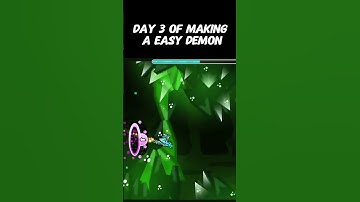 Day 3 of making a easy demon btw should I make it harder? #edits #geometrydash #creator #gd