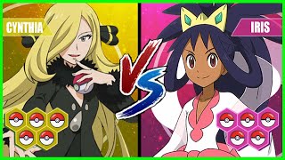 Pokemon Battle Pedia: Cynthia Vs Iris