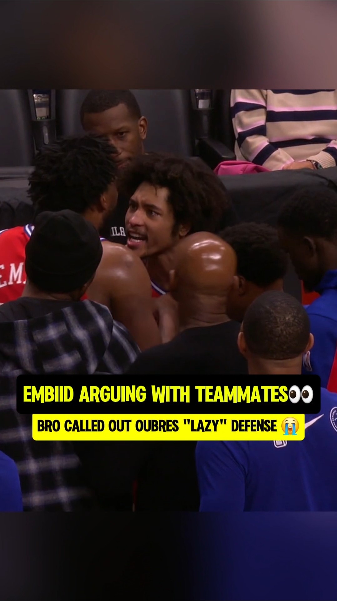 Embiid really CALLED OUT Oubre?