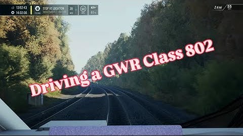 Driving a GWR Class 802