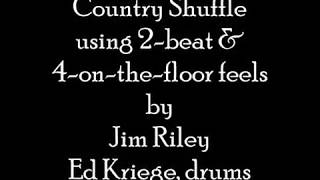 Video thumbnail of ""Country Shuffle using 2-beat & 4-on-the-floor feels" style demo"