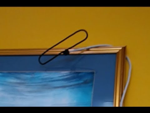 DIPOL antena - pretvaranje monitora u TV - YouTube