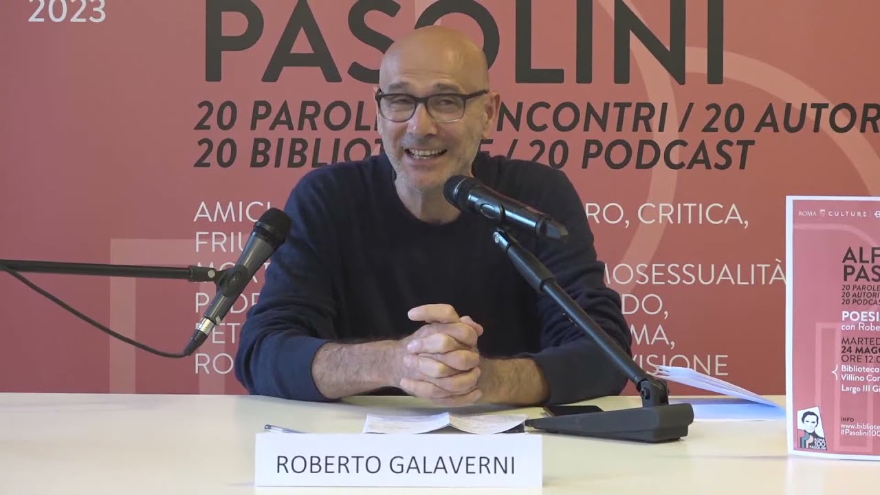 Alfabeto Pasolini. Poesia con Roberto Galaverni - YouTube