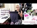 Hemming stretch pants using your overlocker