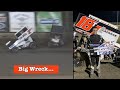 Crazy Wreck Leads to a Thrilling Sprint Car Win!
