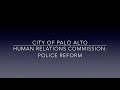 City of palo alto police reform