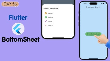Flutter Bottom Sheet | Bottom Sheet Flutter | ShowModalBottomSheet Flutter