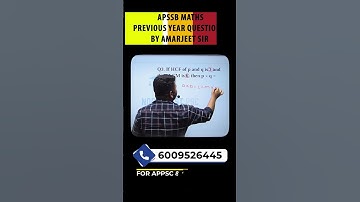 APSSB MATHS PREVIOUS YEAR QUESTIONS by Amarjeet Sir #apssb #apssbmaths #apssbexam