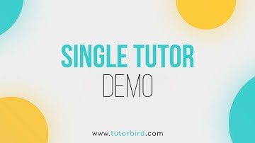 TutorBird Demo