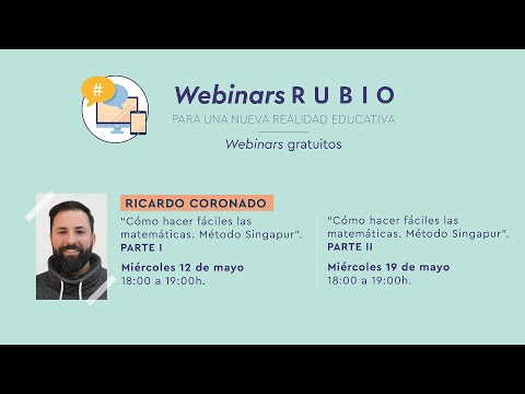 Parte I, Cómo hacer fáciles las matemáticas. Método Singapur - Ricardo Coronado hqdefault