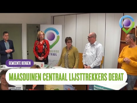 Maasduinen Centraal Lijstrekkersdebat 2022