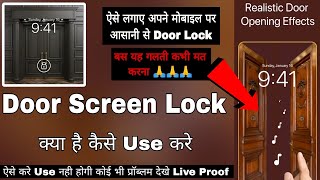 Door Screen Lock || Door Screen Lock Kaise Lagaye | Door Screen Lock App Kaise Use Kare || Door Lock screenshot 3