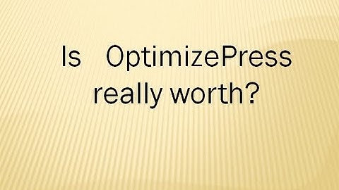 Is OPtimizePress worth it?