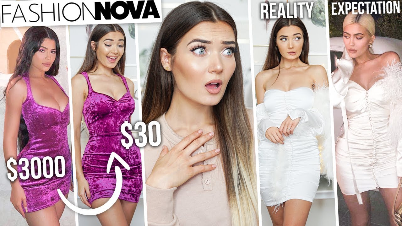 Trying On Kylie Jenner's Outfits From Fashion Nova... Was It Worth It ...